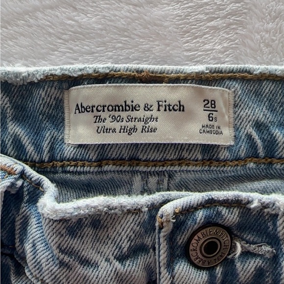 Abercrombie and fitch 90s straight 6 short jeans - Picture 5 of 5